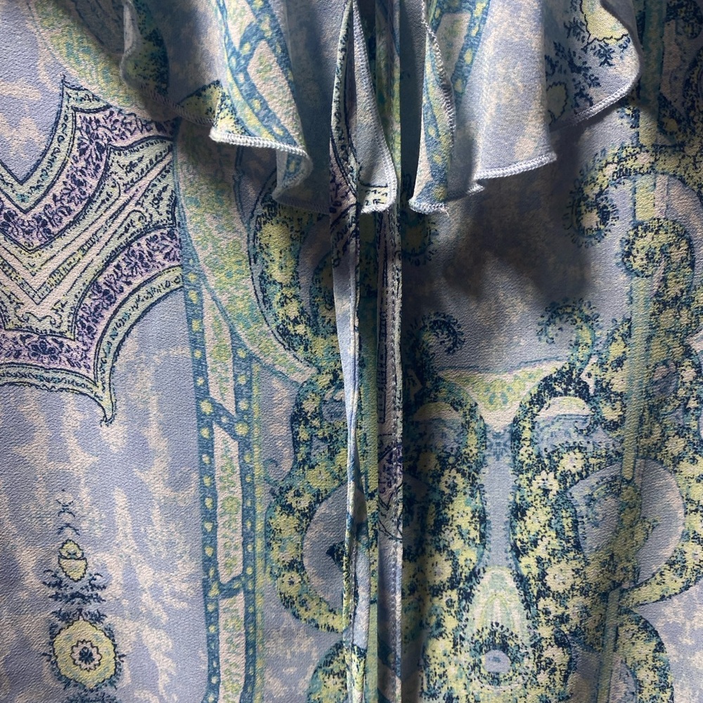 Skye's the Limit Pastel Patterned Blouse - Picture 3 of 7